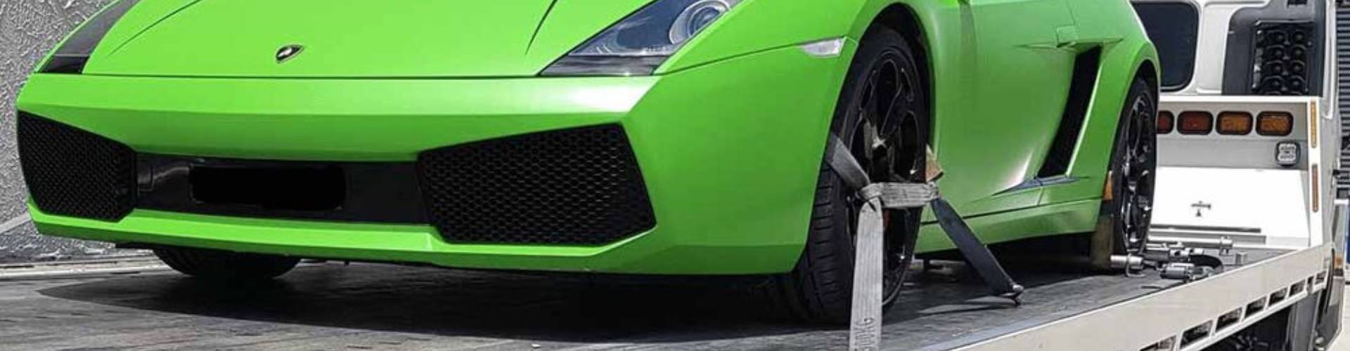 sports car towing header